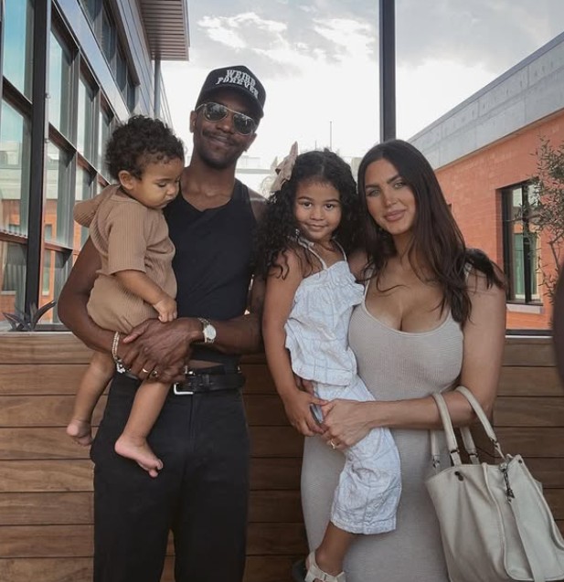 Paige Danielle with her family