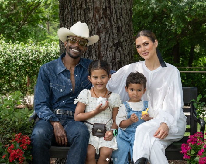 Paige Danielle with her husband and kids