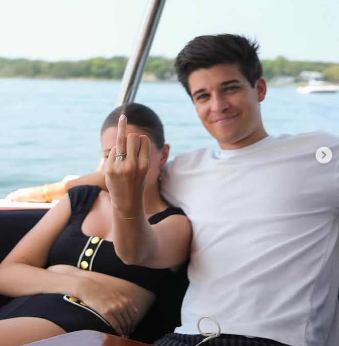 Sean O’Donnell with his fiancee