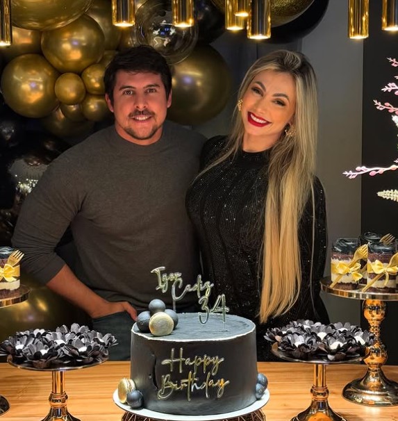 Vivi Winkler with her boyfriend Igor Cariz