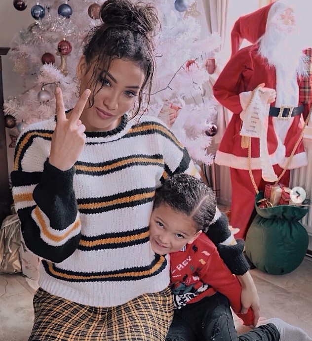 Chermaine Cem with her niece