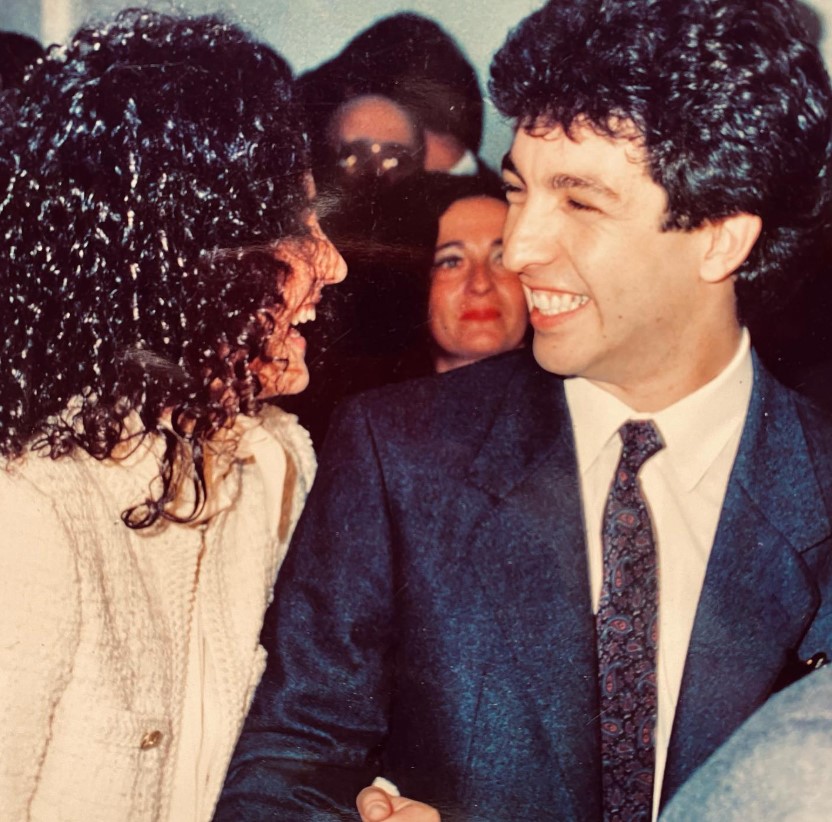 Florencia Bas' old image with her husband