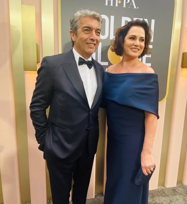 Florencia Bas with her husband Ricardo Darín