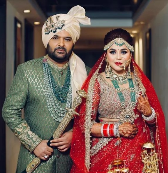 Ginni Chatrath and Kapil Sharma's wedding image