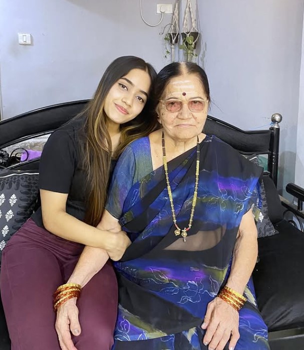 Priyanka Bhuti with her grandmother