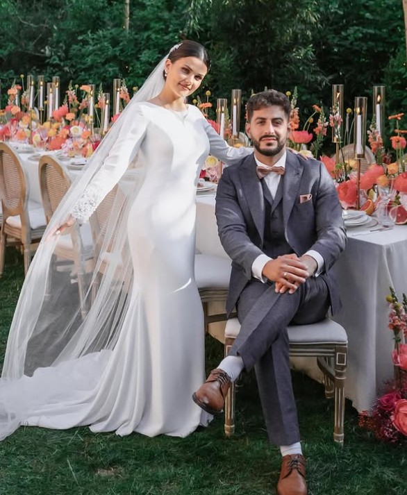 Louisa Masciullo with her husband