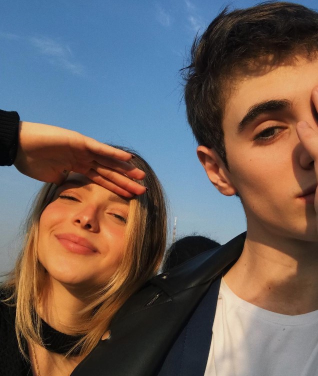 Alanis Lisboa with her boyfriend