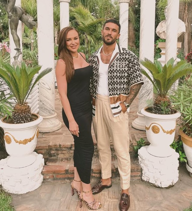 Alex Cannon with his partner