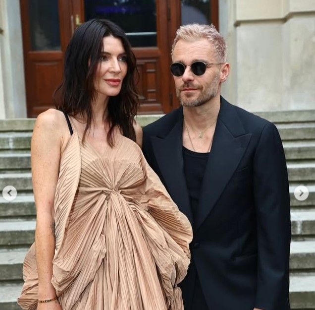 Monika Maresova with her husband