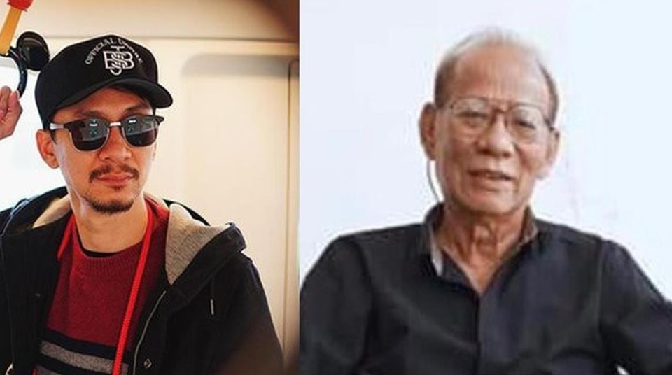 Vincent Rompies and his father