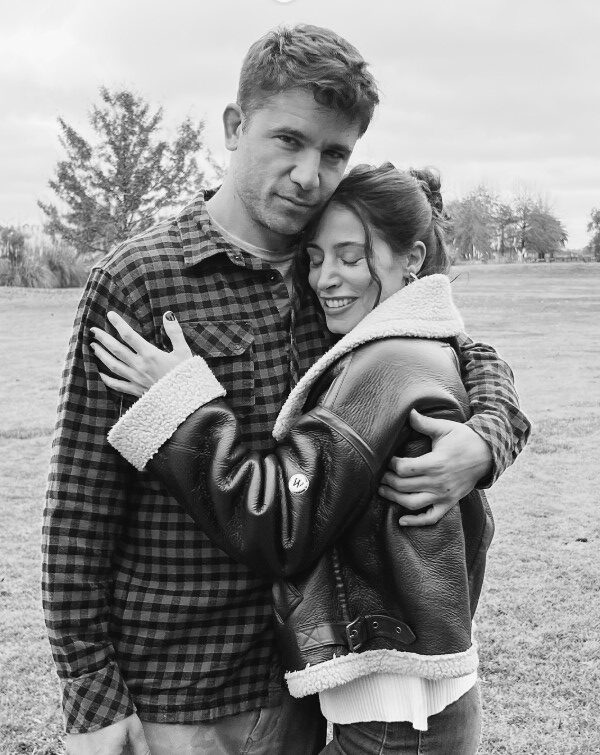 Agustina Cordova with her husband