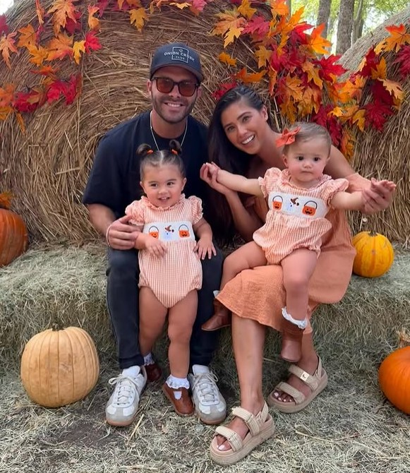 April Marie with her partner Cooper and kids