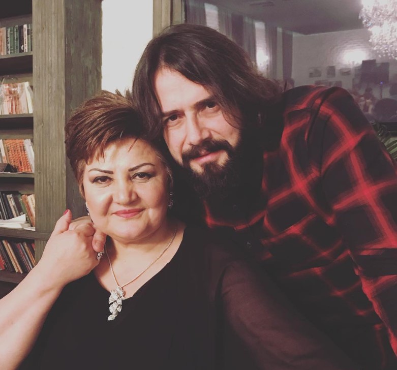 Cem Ucan with his mother