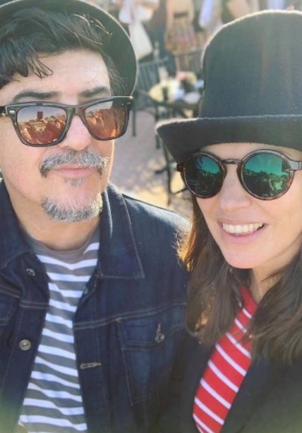 Deborah de Corral with her current husband Gustavo Menendez