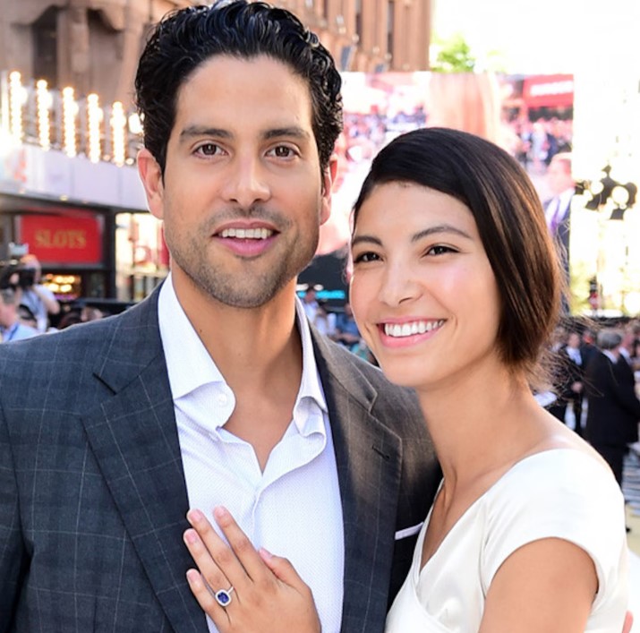 Grace Gail with her husband