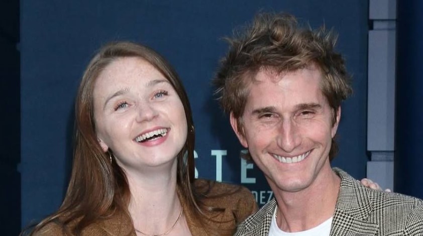 Jessica Barden with her husband Max Winkler