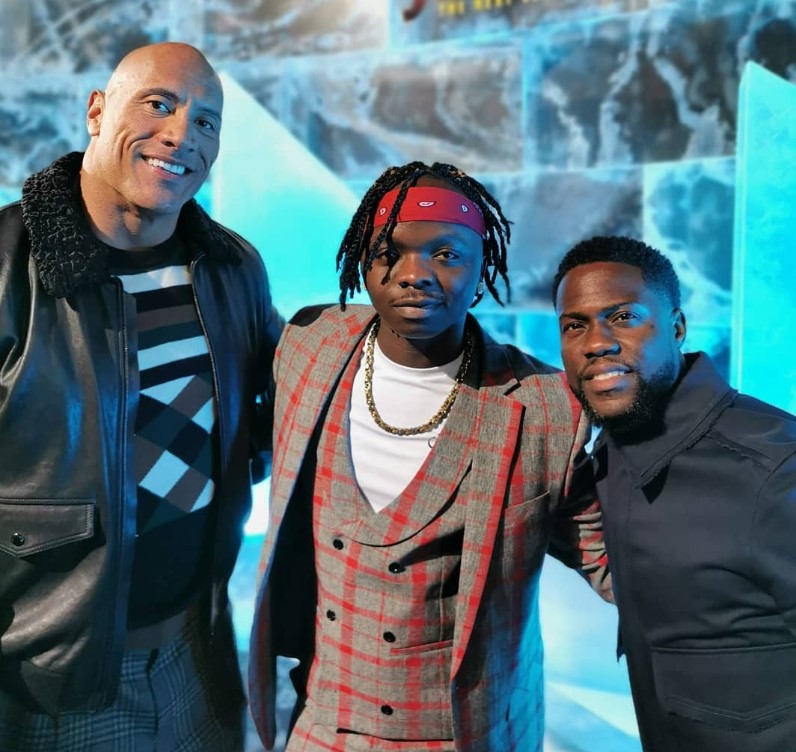 Rash Junior with The Rock and Kevin Hart