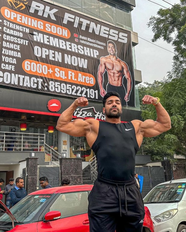 Rohit Khatri at his gym