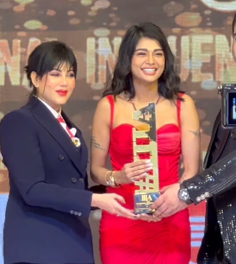 Sakshi Pradhan won India International Influencer Award 2024 in Best Actress International Film Category