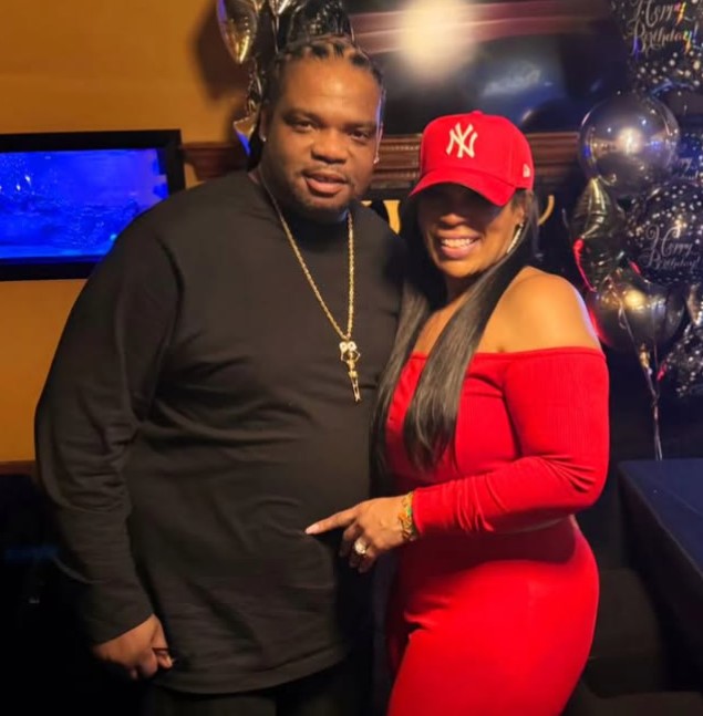 Wish Bone with his wife