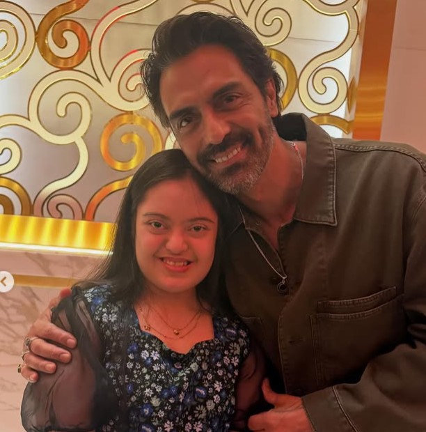 Ahida Sarmai with actor Arjun Rampal
