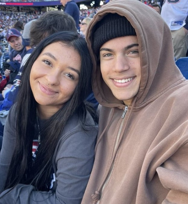 Danielle Cohn with her boyfriend Mason Patterson