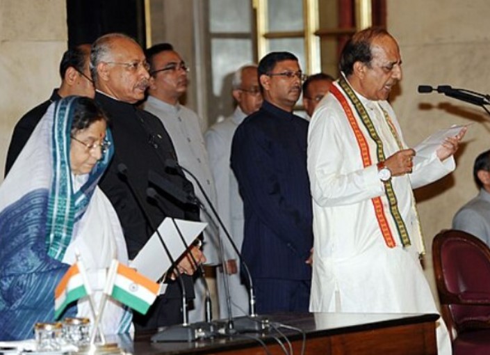 Dinesh Trivedi sworn in as Cabinet Minister in 2011