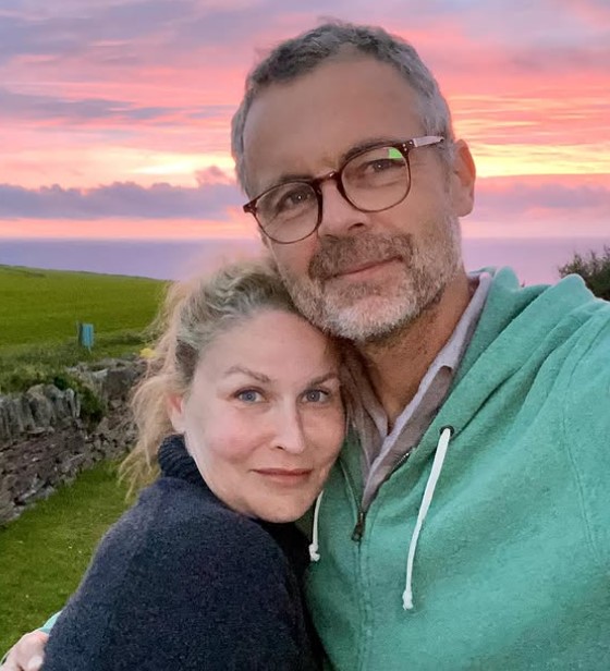 Hala Gorani with her husband