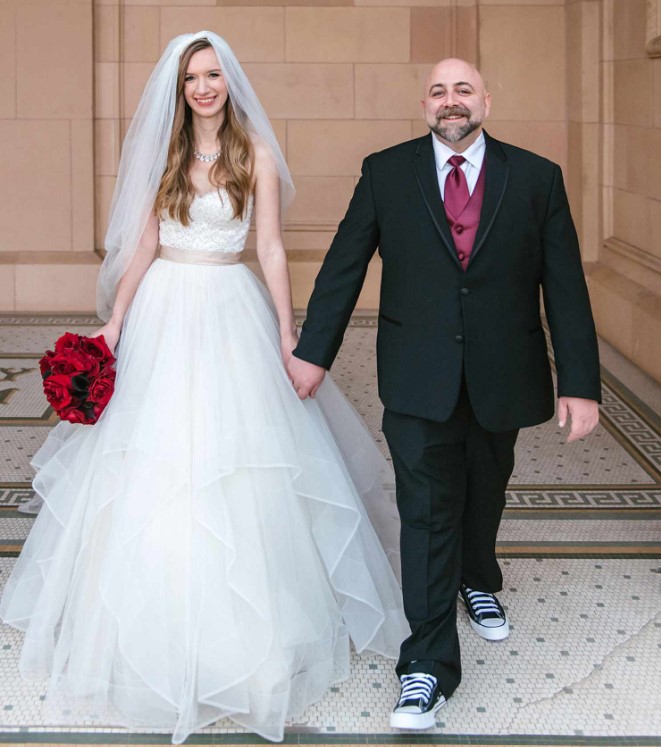 Johnna Colbry with her husband