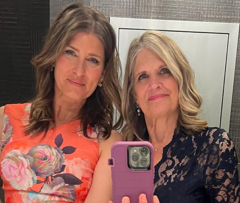 Vanessa Murdock with her mother