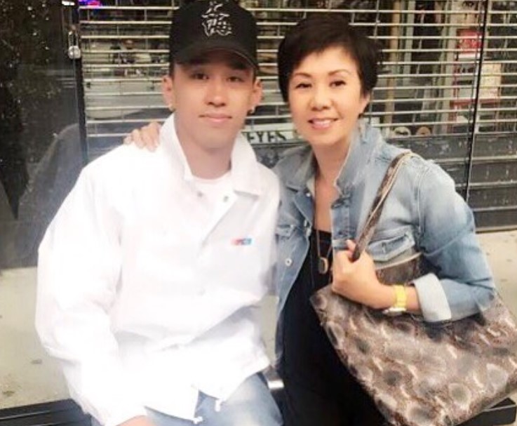 Al Rocco with his mom