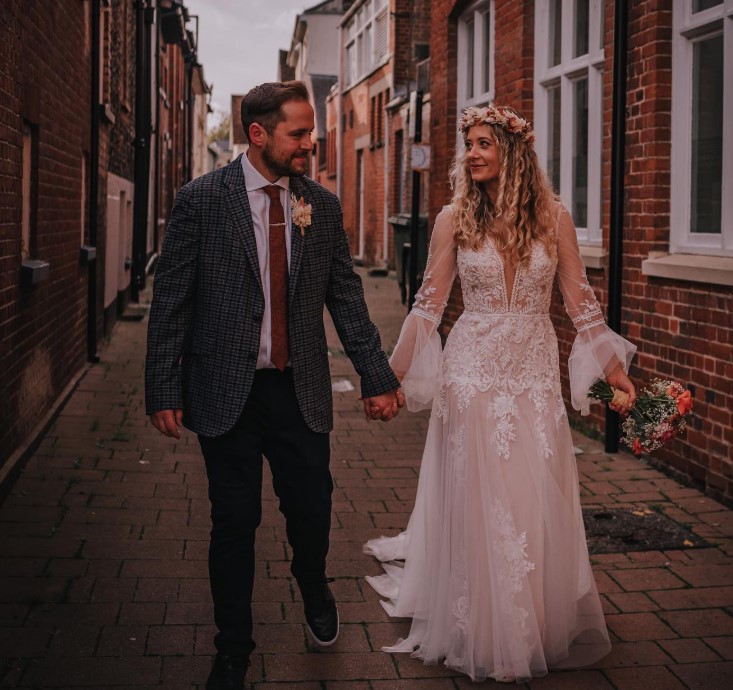 Alex Dodman with his wife