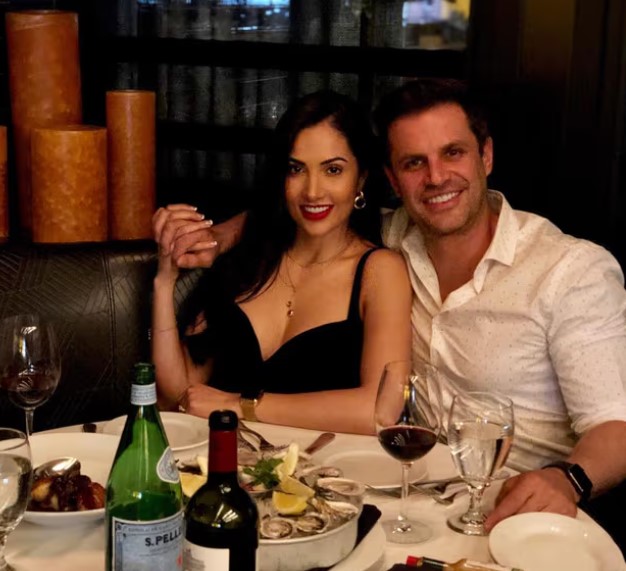 Cynthia Alesco with her ex-husband