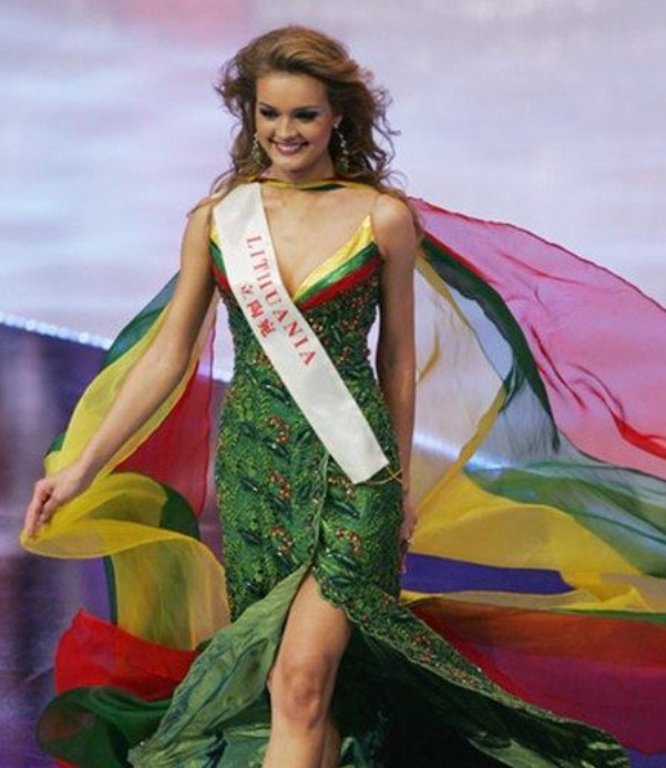 Jurgita Jurkute in Miss Lithuania 2007