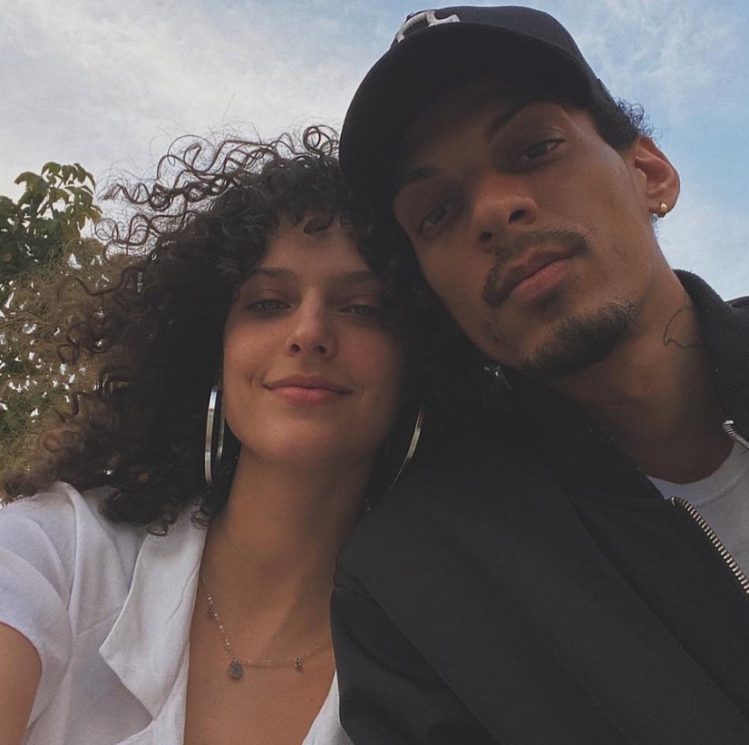 Tiago Mac with his girlfriend