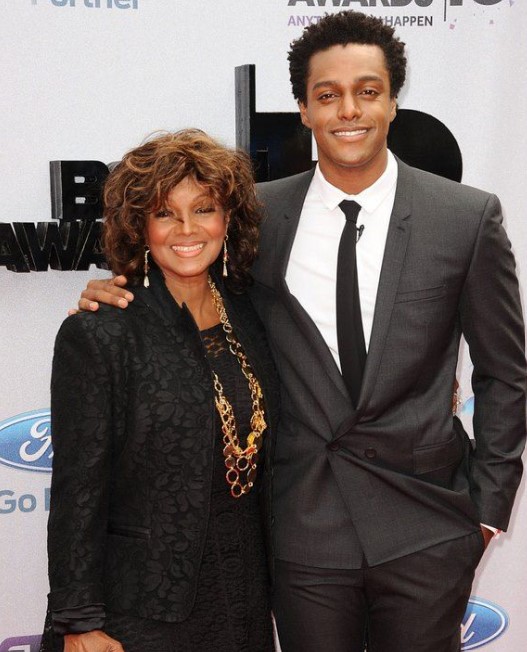 Austin Brown with his mom