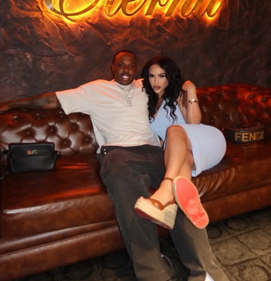 Bandman Kevo with his current girlfriend Melissa Hernandez