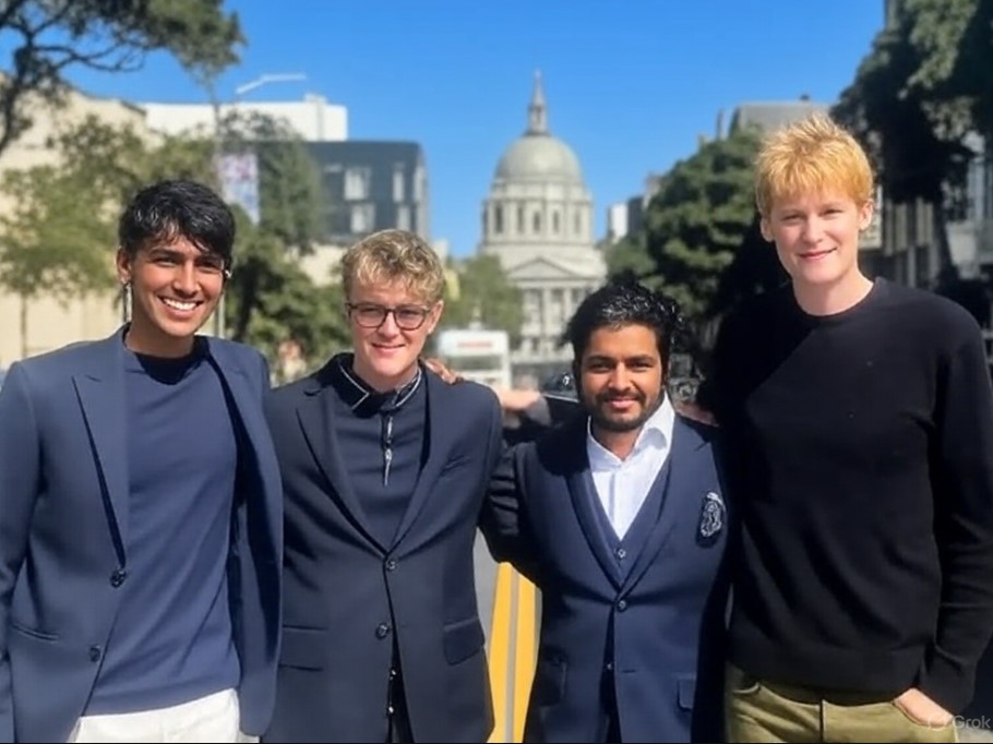 Michael Truell with Aman Sanger, Sualeh Asif, Arvid Lunnemark