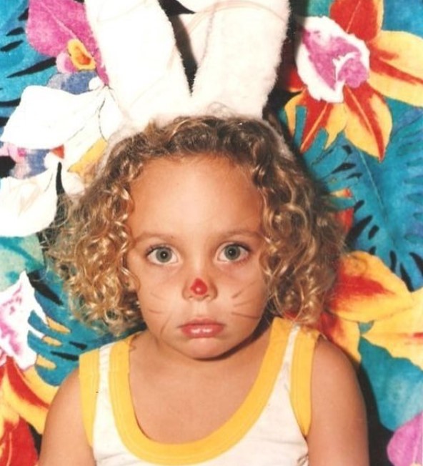 Yasmyn Andrade's childhood image