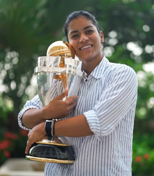 Amanjot Kaur after winning Cricket World Cup 2025