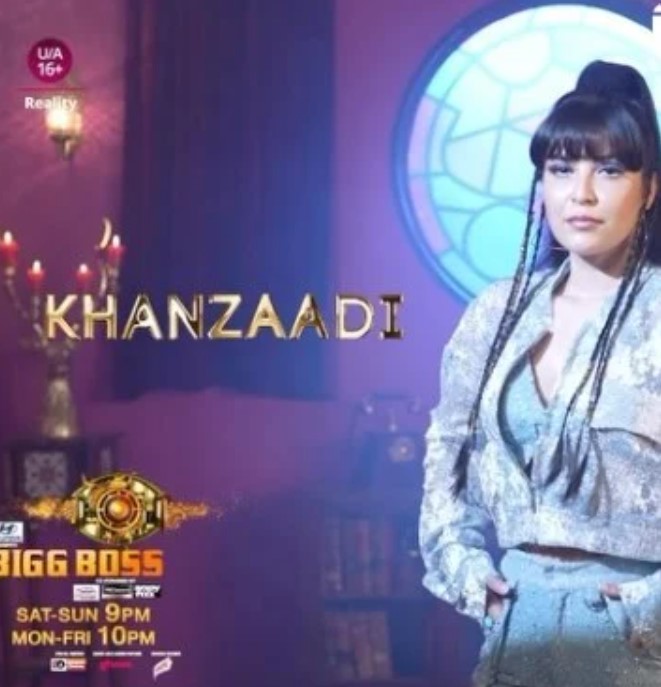 Firoza Khan on the poster of Bigg Boss Season 17 (2023)