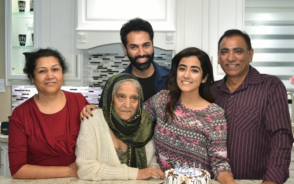 Jonita Gandhi with her family