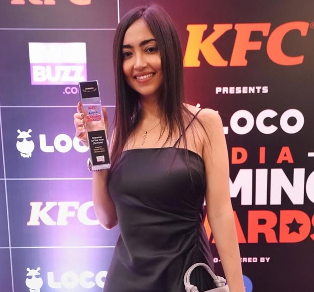 Kaashvi Hiranandani won Streamer of the Year (Female) at India Gaming Awards 2022