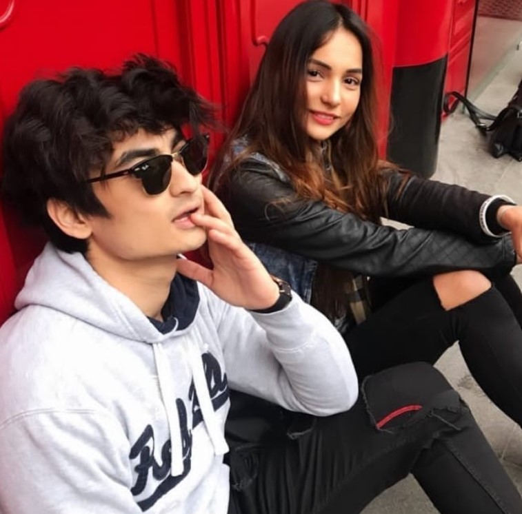 Kat Kristian with her brother