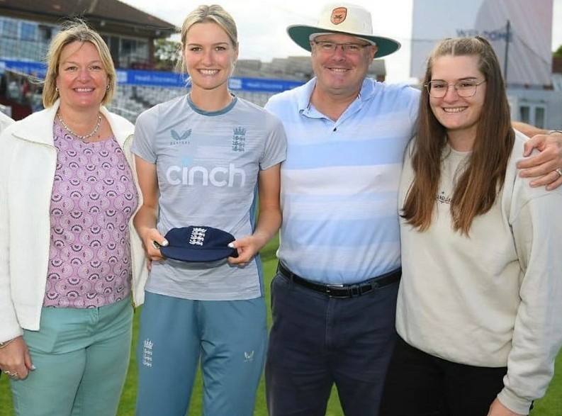 Lauren Bell with her family