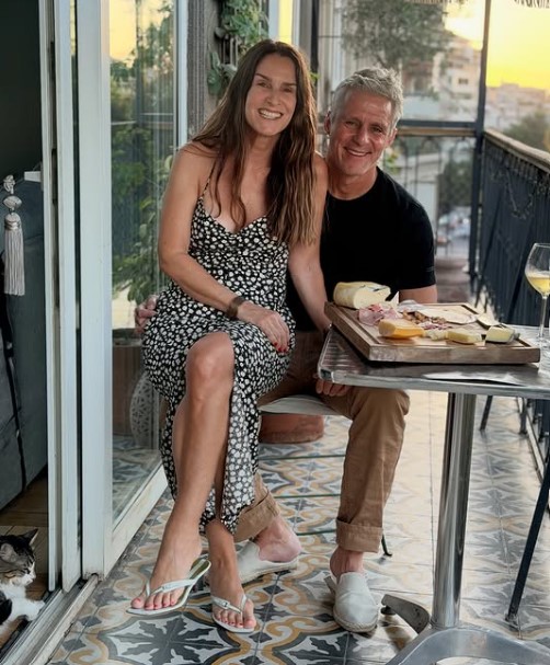 María Subercaseaux with her husband