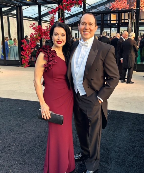 Raymond Arroyo with his wife