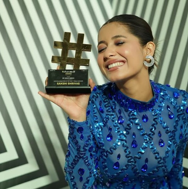 Sakshi Shrivas won Dancing Sensation of the year