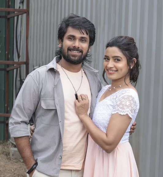 Sangeetha Sai with her husband Aravinth Seiju