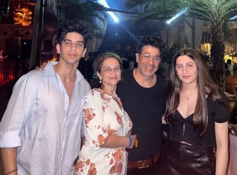 Vera Bedi with her family